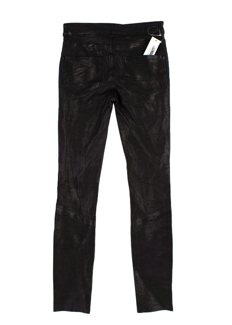 Edgemont Ankle Skinny Leather Trousers