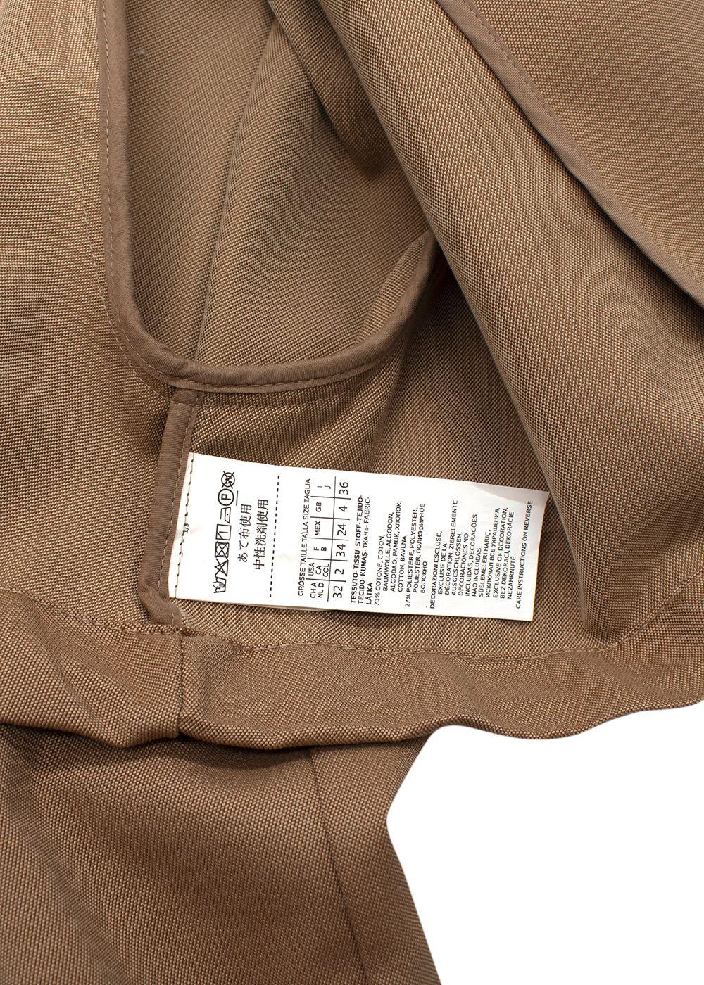 Weekend MaxMara Beige Cropped Trench Coat