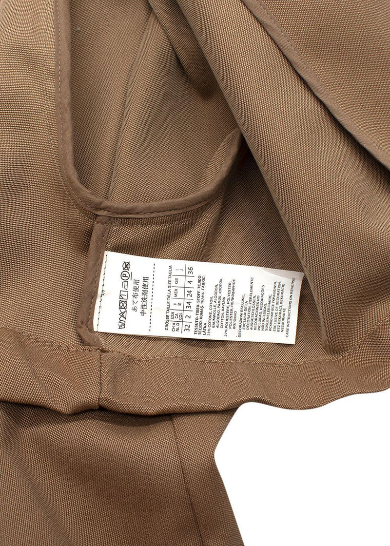 Weekend MaxMara Beige Cropped Trench Coat