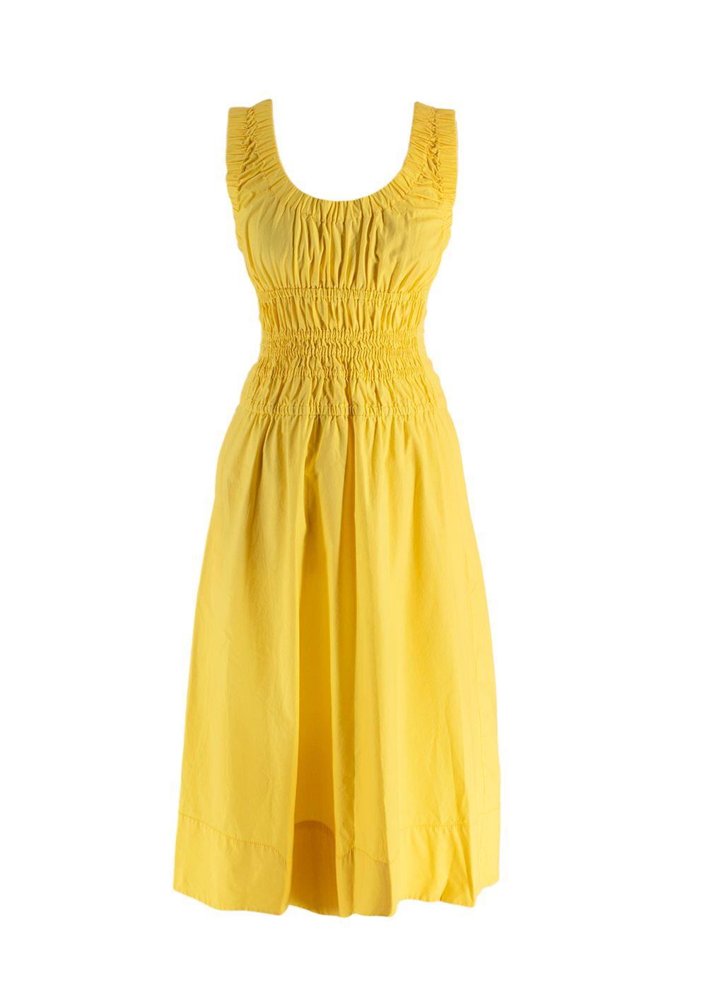 Proenza Shouler Sunshine Yellow Midi Dress