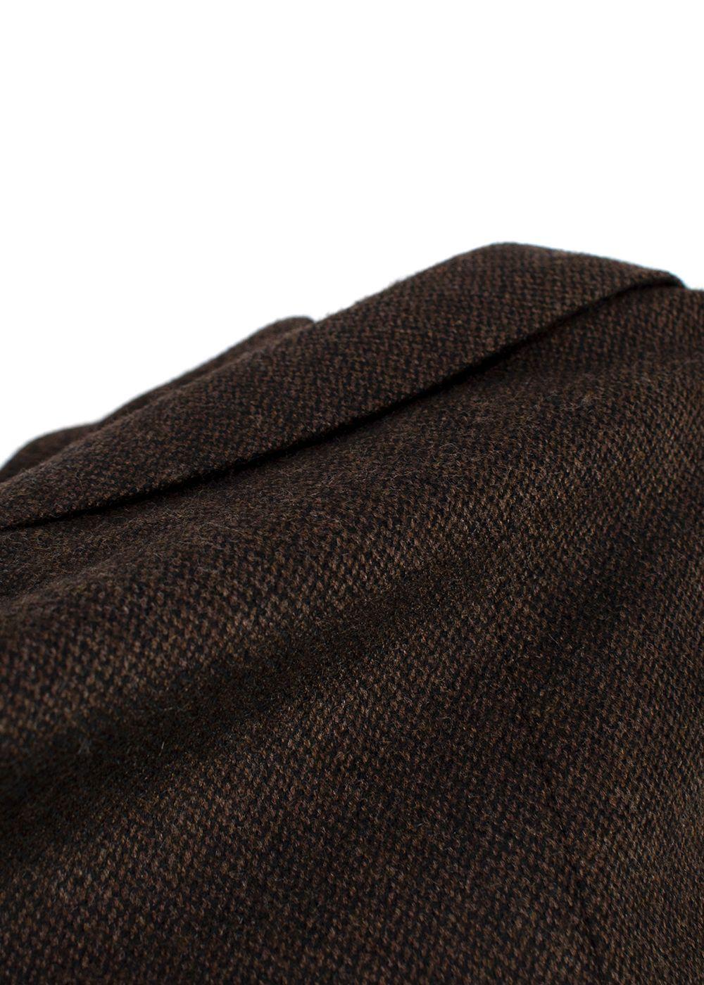Kilgour Bespoke Tailored Brown Wool Blazer