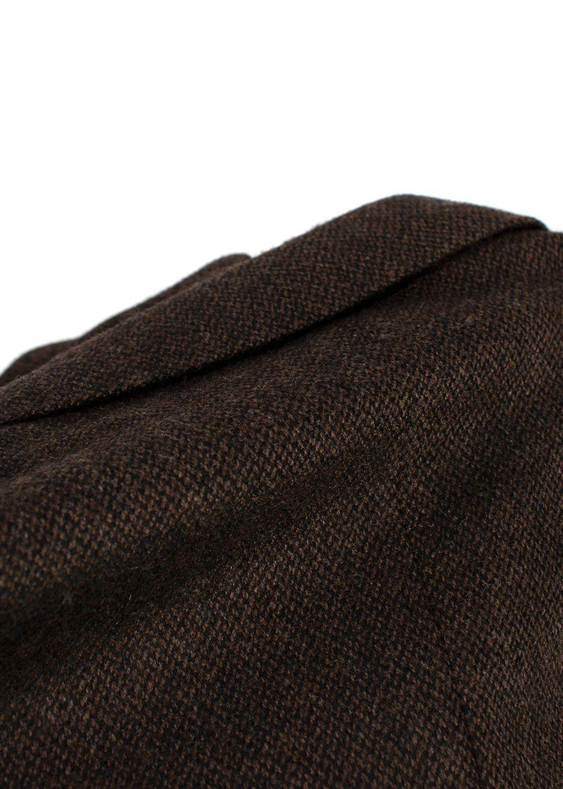 Kilgour Bespoke Tailored Brown Wool Blazer