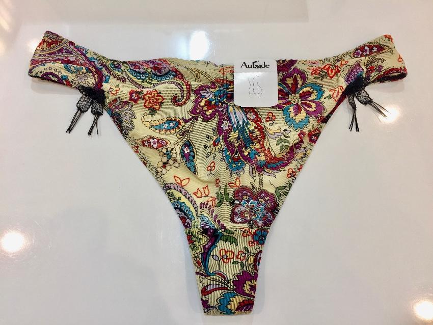 Aubade Limited Edition Paisley Tulle & Lace Tanga