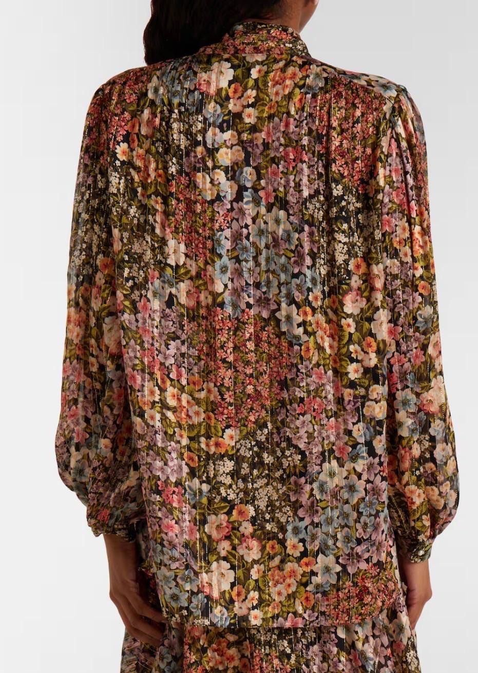 Valentino Printed Silk Blouse