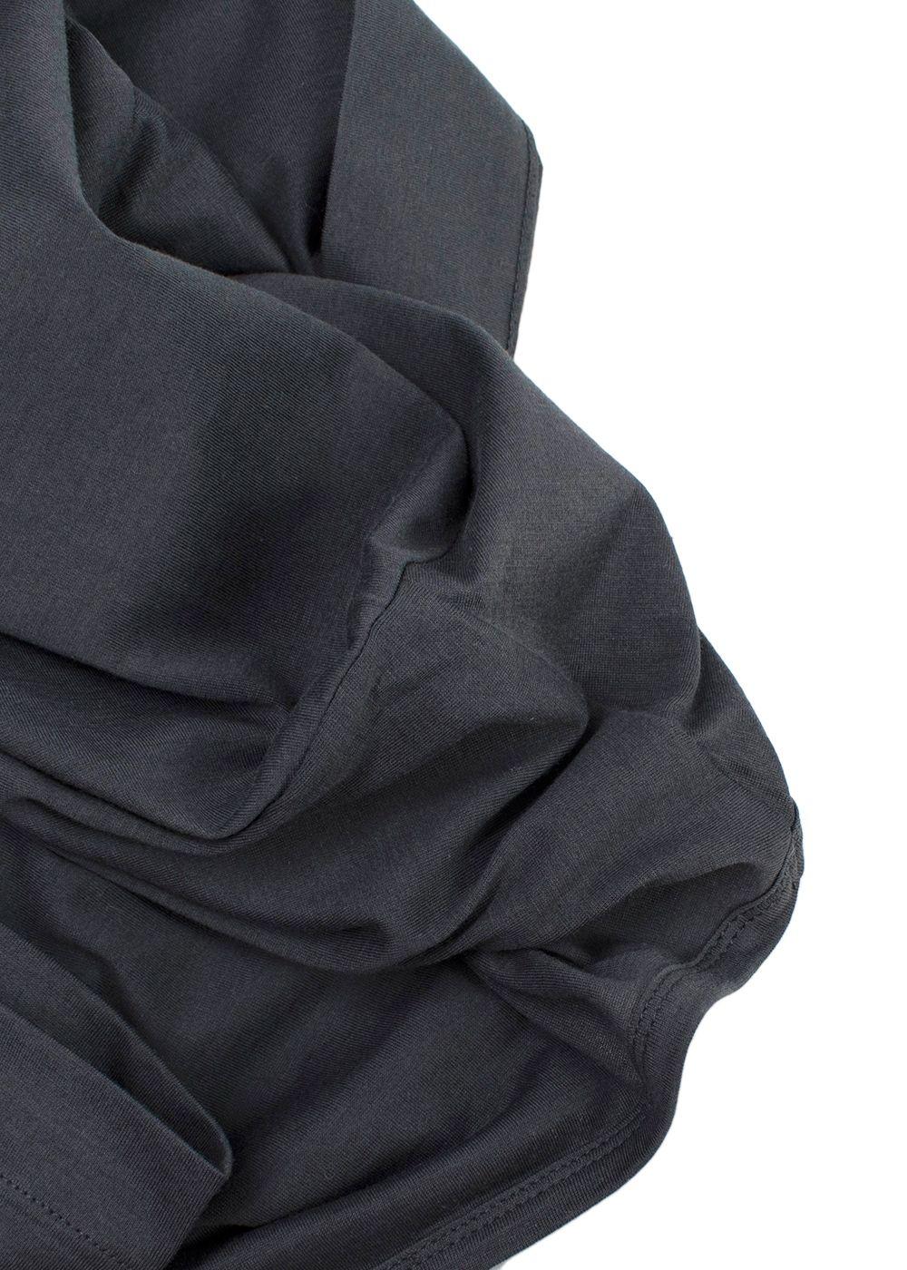 Loro Piana Charcoal Grey Cotton T-Shirt