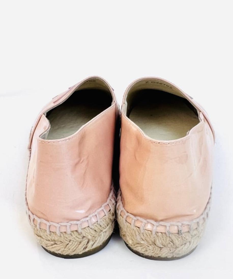 Pink Patent Leather CC Espadrilles