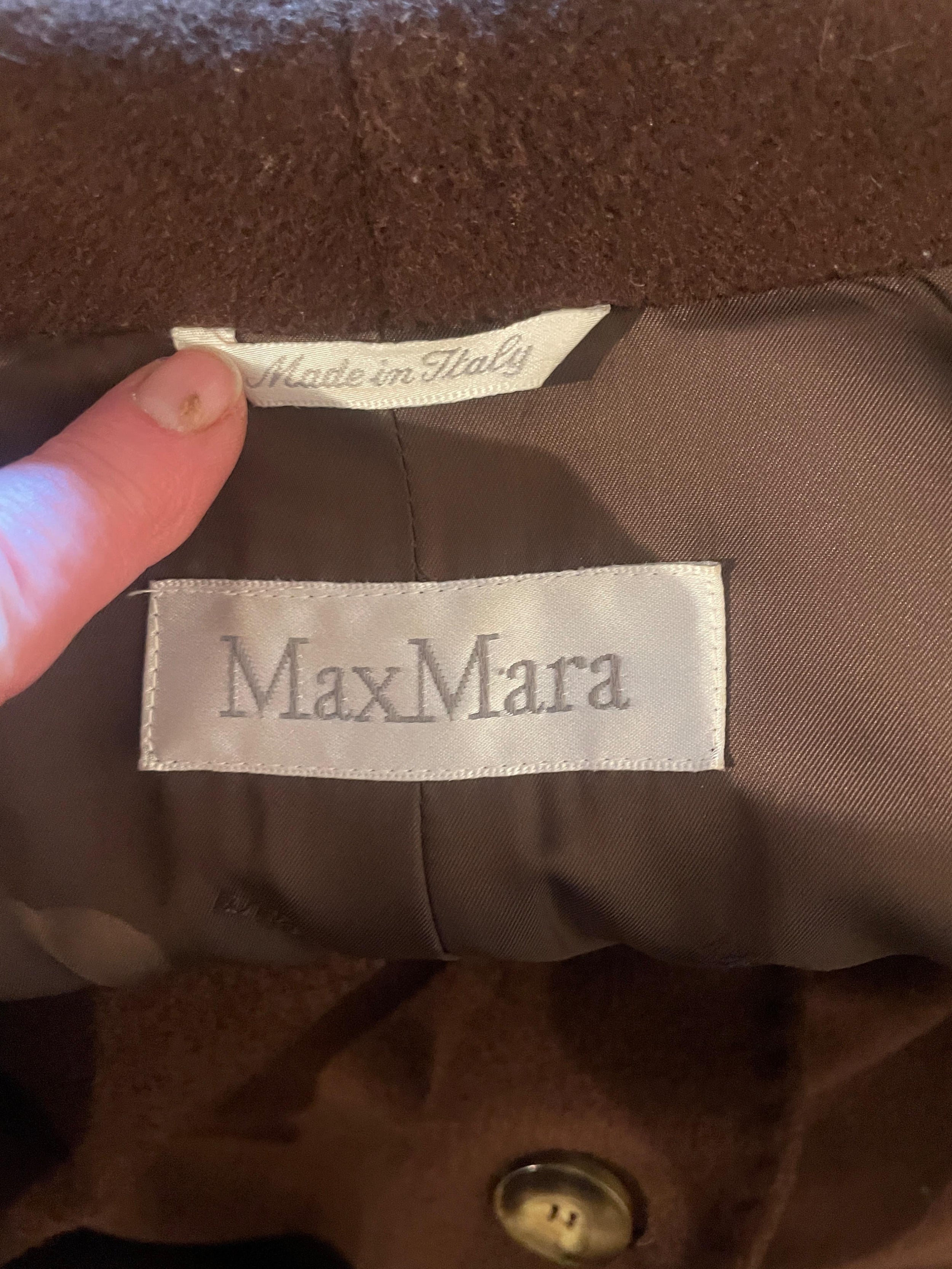 Max Mara Brown Camel Icon Coat