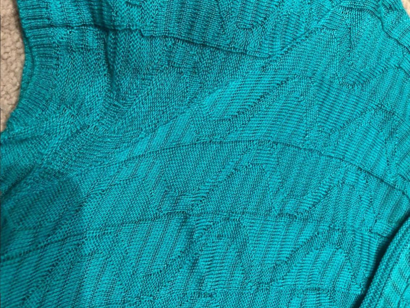 M Missoni Turquoise Knit Dress
