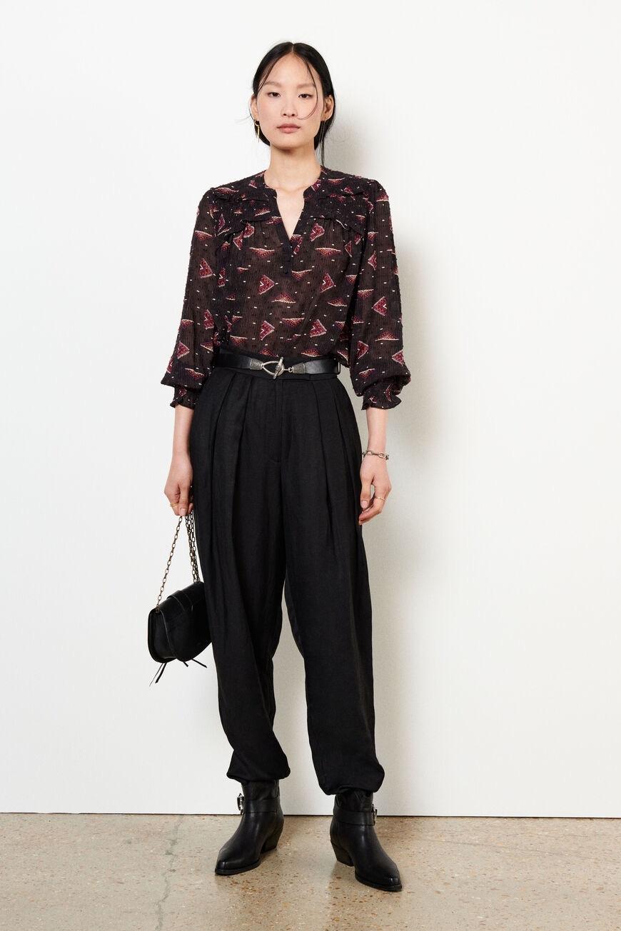 Printed Cathel Blouse