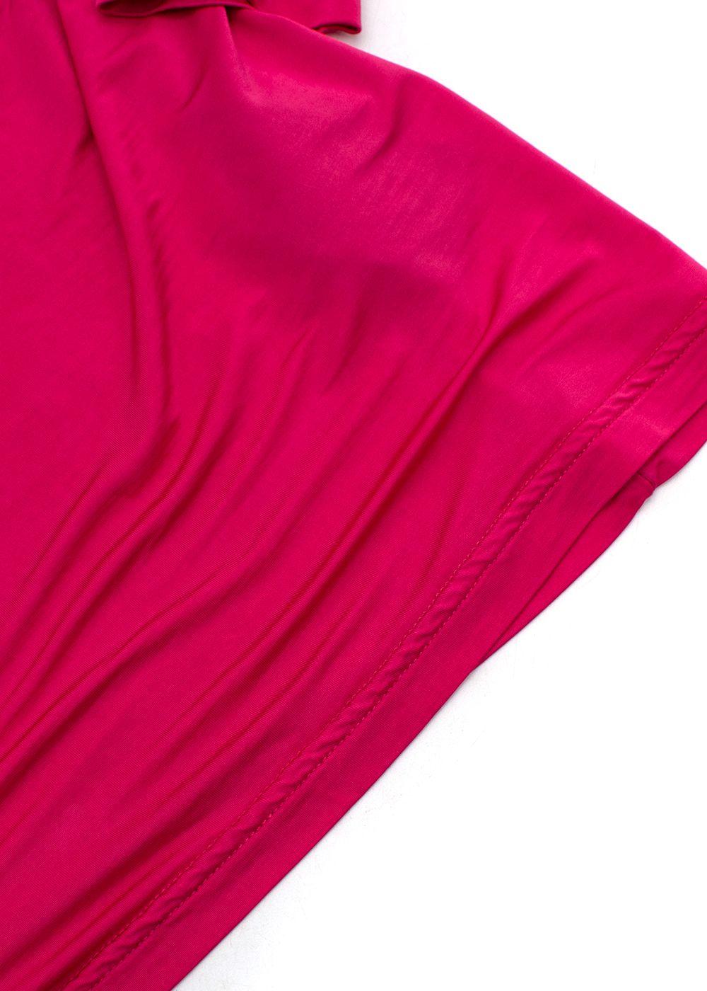 Pink Polo Neck Top