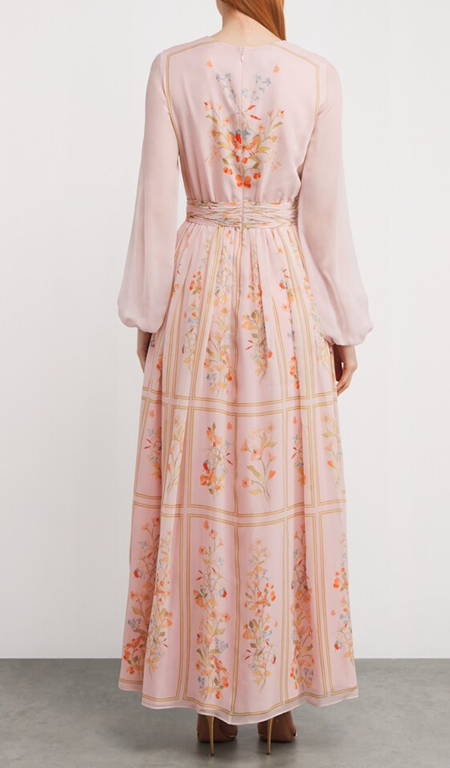 Giambattista Valli Silk Floral Maxi Dress