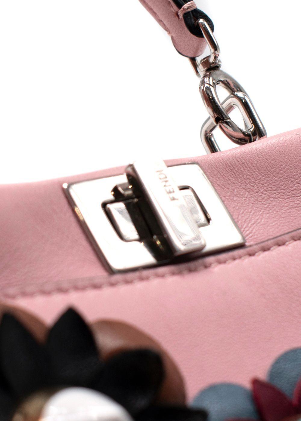 Fendi Micro Peekaboo-Style Leather Bag