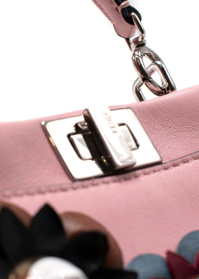 Fendi Micro Peekaboo-Style Leather Bag