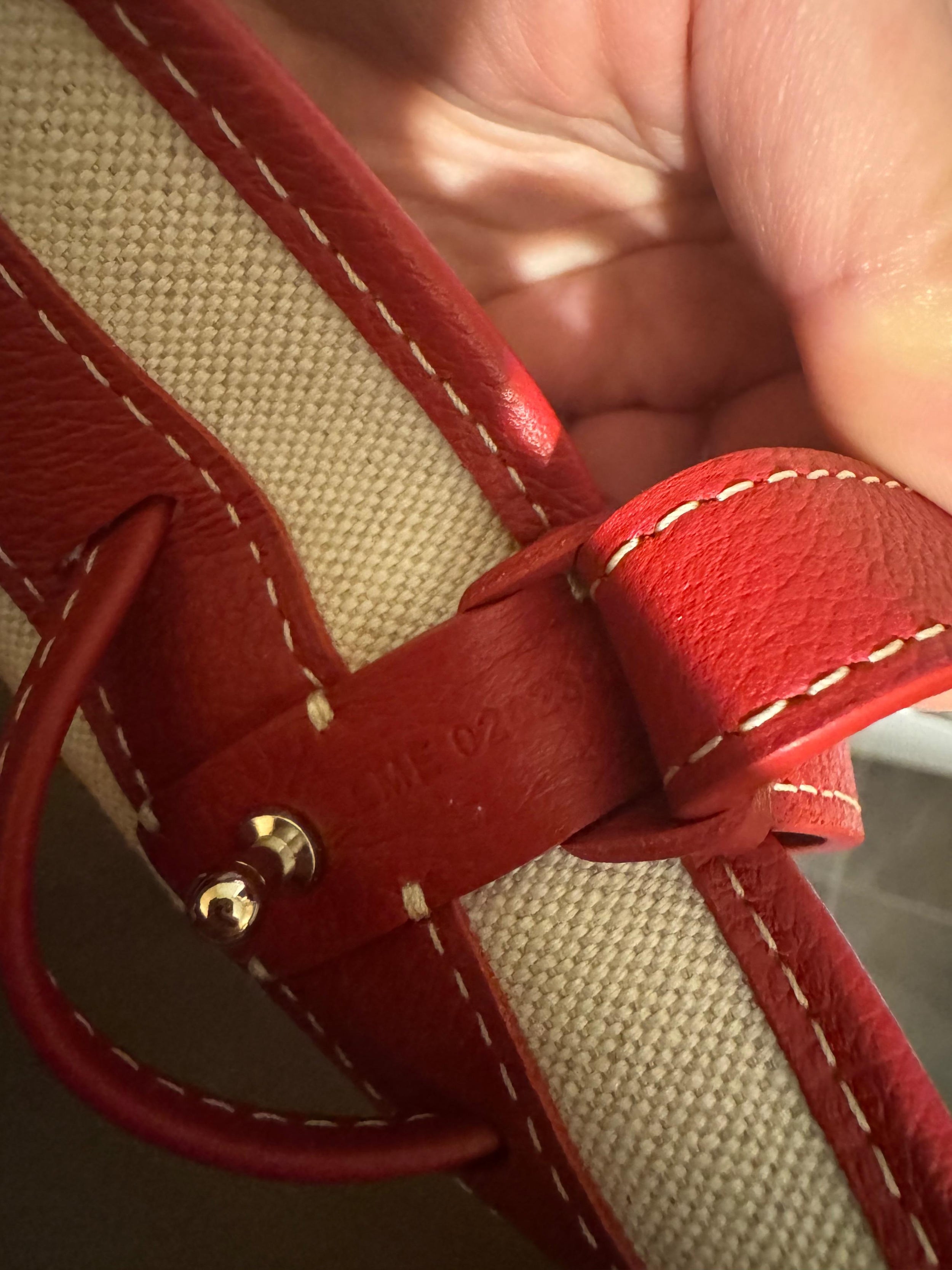 Goyard Red Petit flot bucket bag