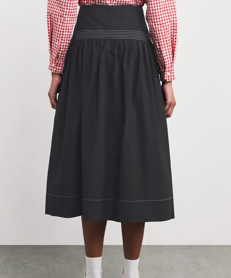 Claudie Pierlot  Flared Midi Skirt