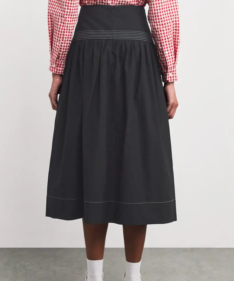 Claudie Pierlot  Flared Midi Skirt