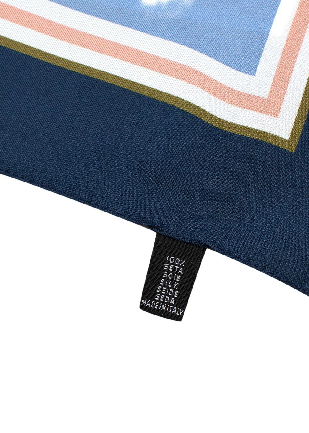 Building Printed Silk Pocket Square