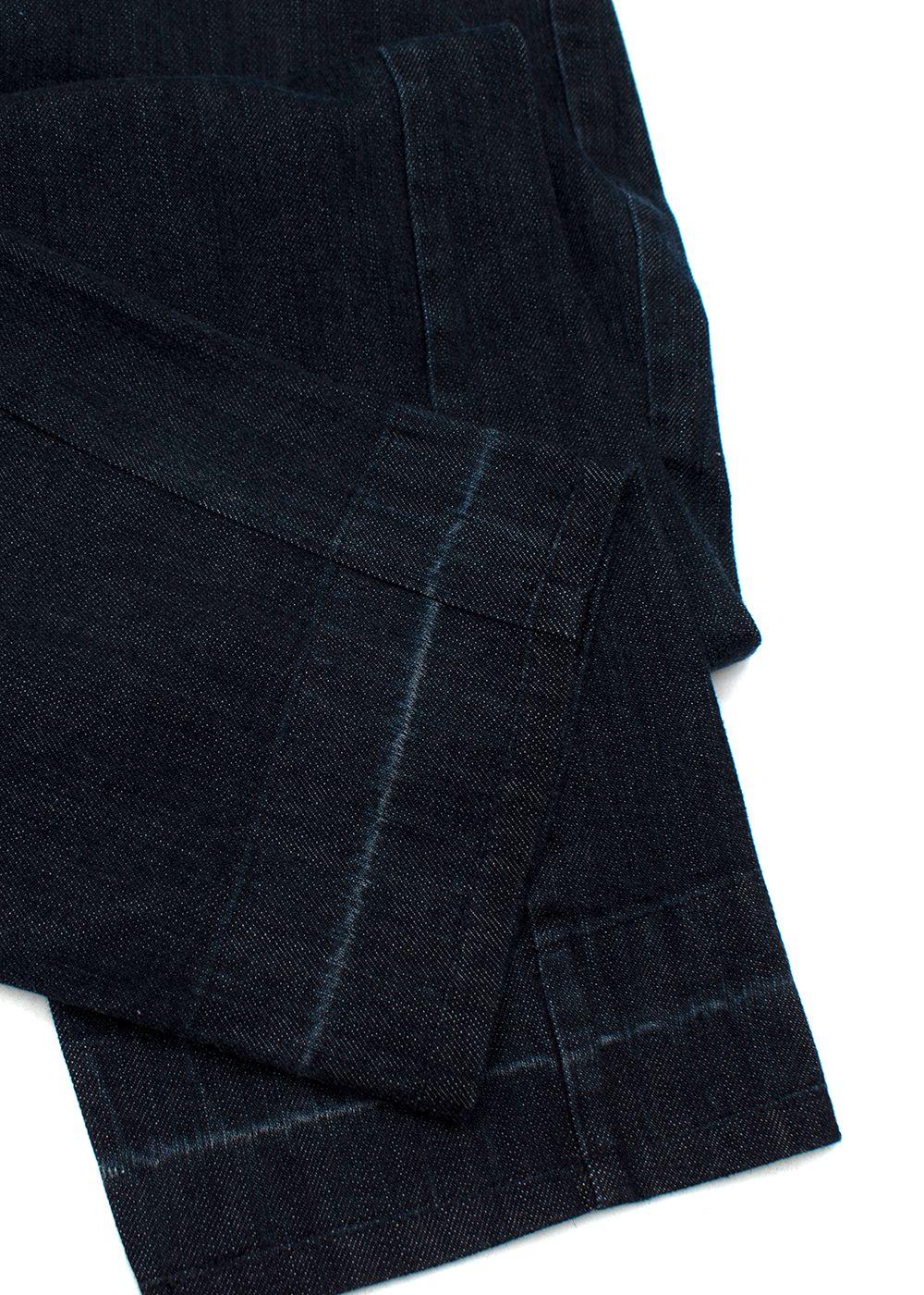 indigo-wash denim classic-fit jeans
