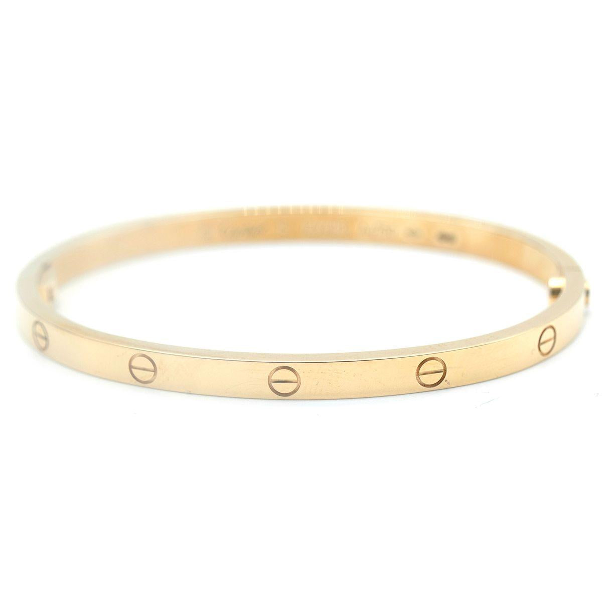 Cartier LOVE bracelet, Small Model 15 in Box