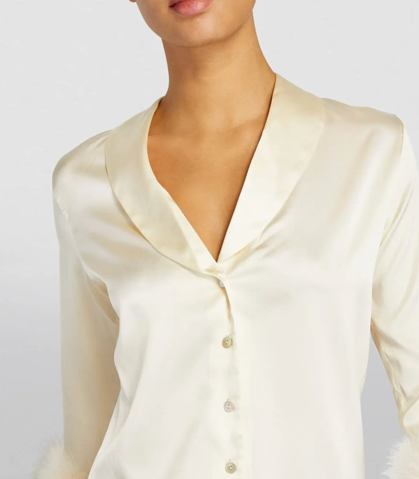 Gilda & Pearl Silk Celeste Pyjama Set