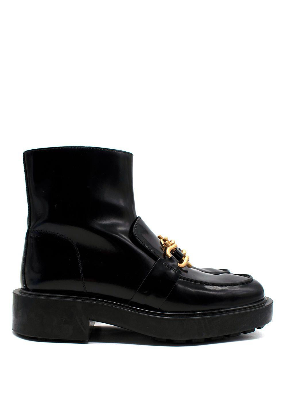 Bottega Veneta Black Monsieur Horsebit Ankle Boots