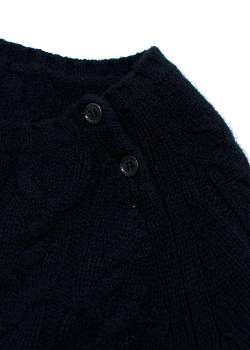 Loro Piana Navy Baby Cashmere Kid's Knit Jumper