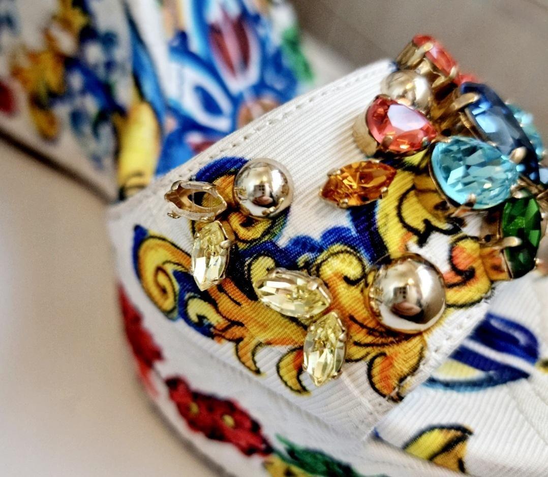 Dolce & Gabbana Majolica Wedges