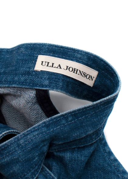 Ulla Johnson Mako Denim Halter-Neck Top