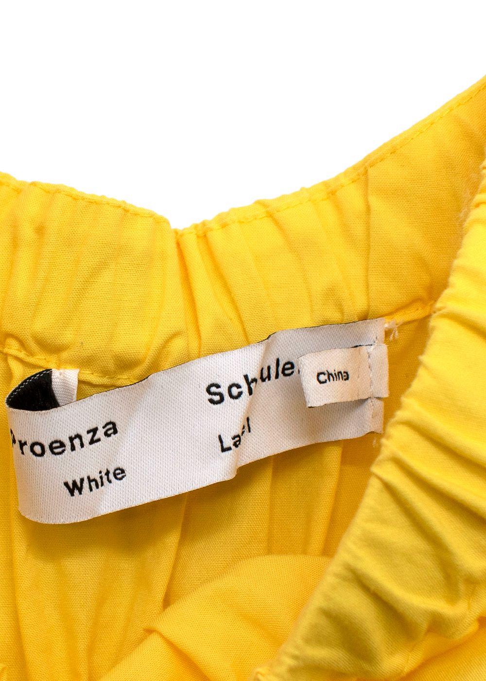 Proenza Shouler Sunshine Yellow Midi Dress
