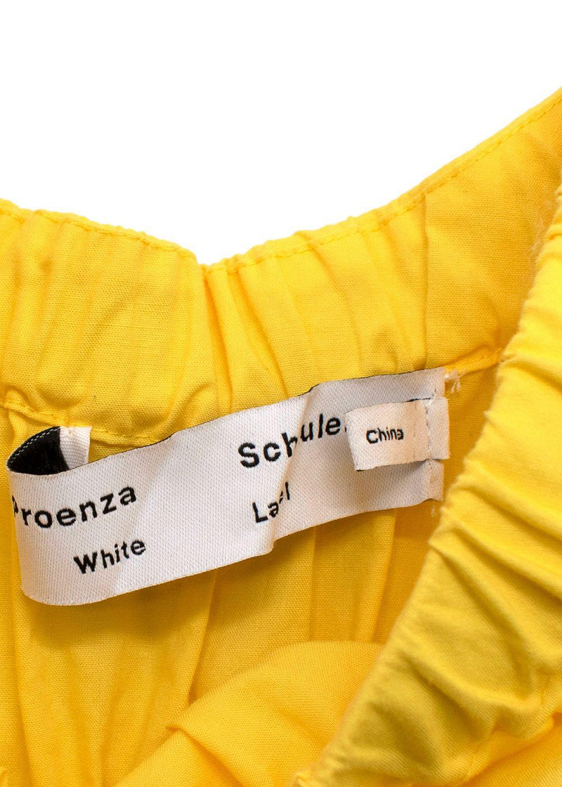 Proenza Shouler Sunshine Yellow Midi Dress