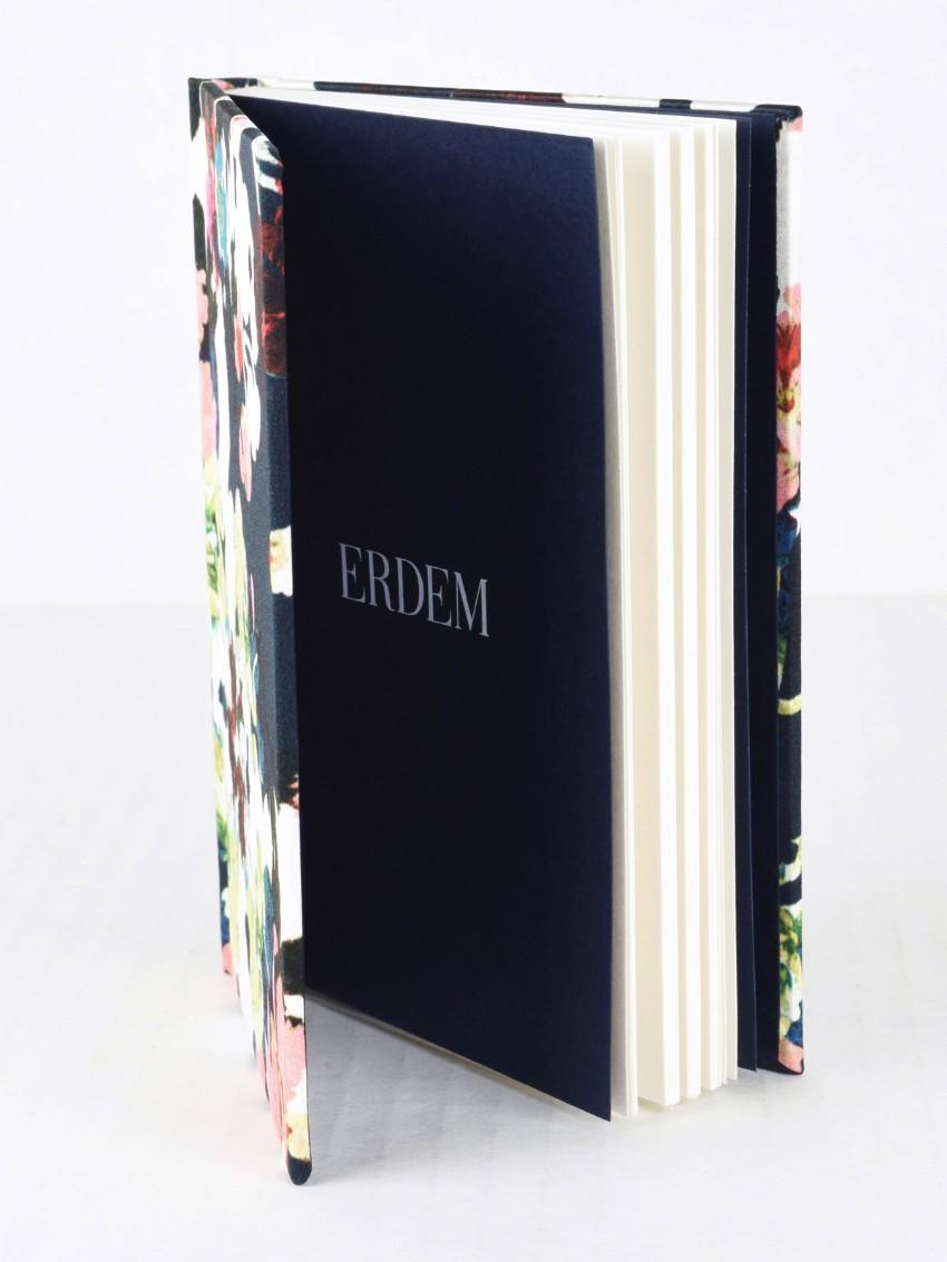 Erdem Floral Print A6 Unlined Hardback Notebook.