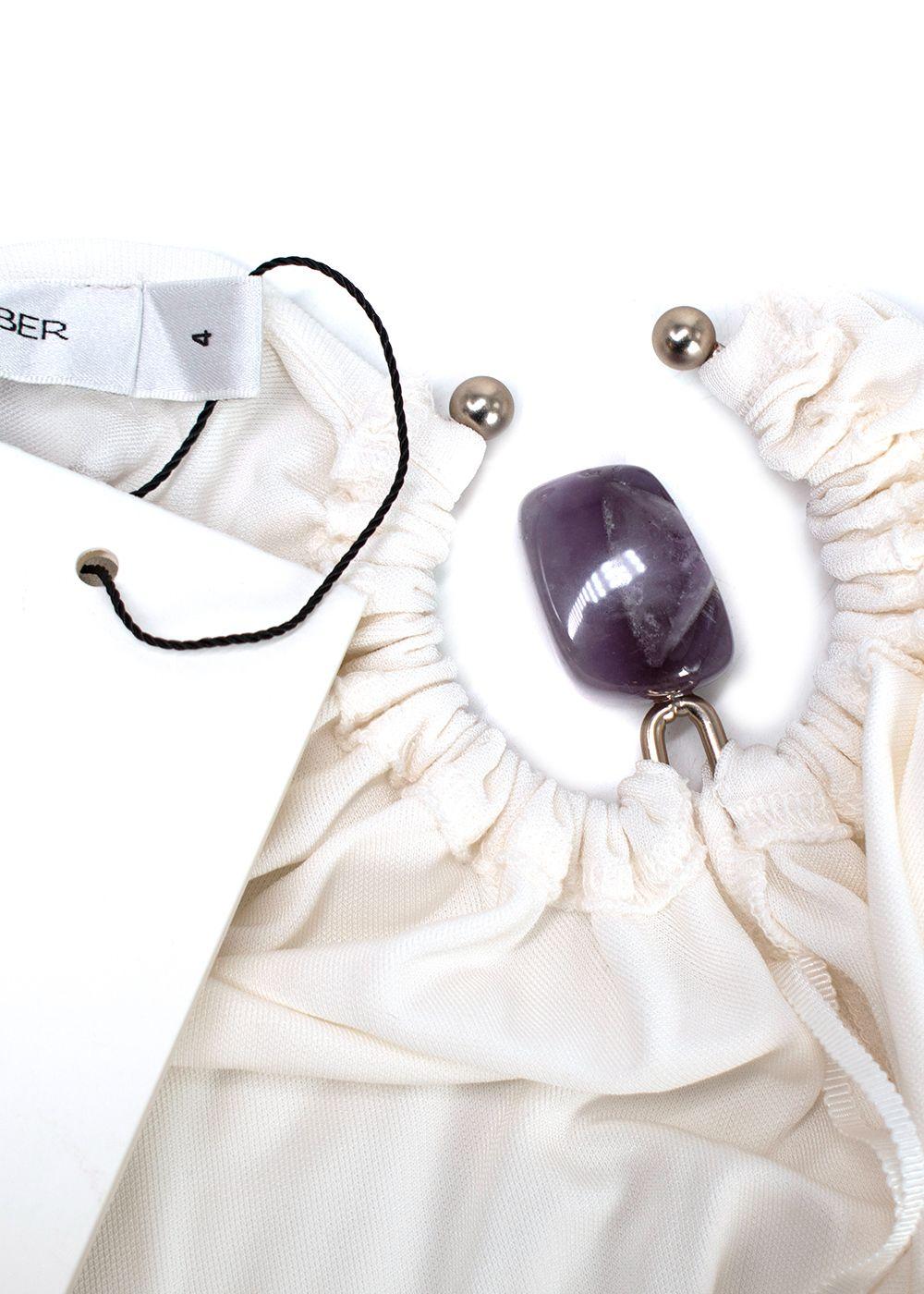Christopher Esber White Orbit Skirt