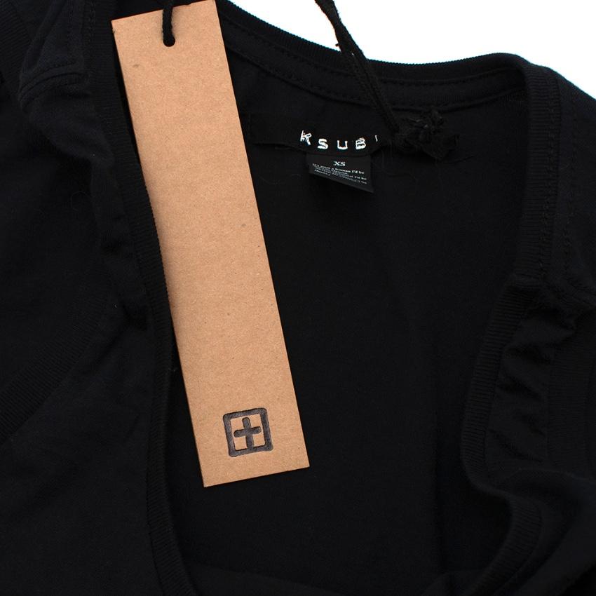 Ksubi Aged Black Cotton Baddies Tank Dress