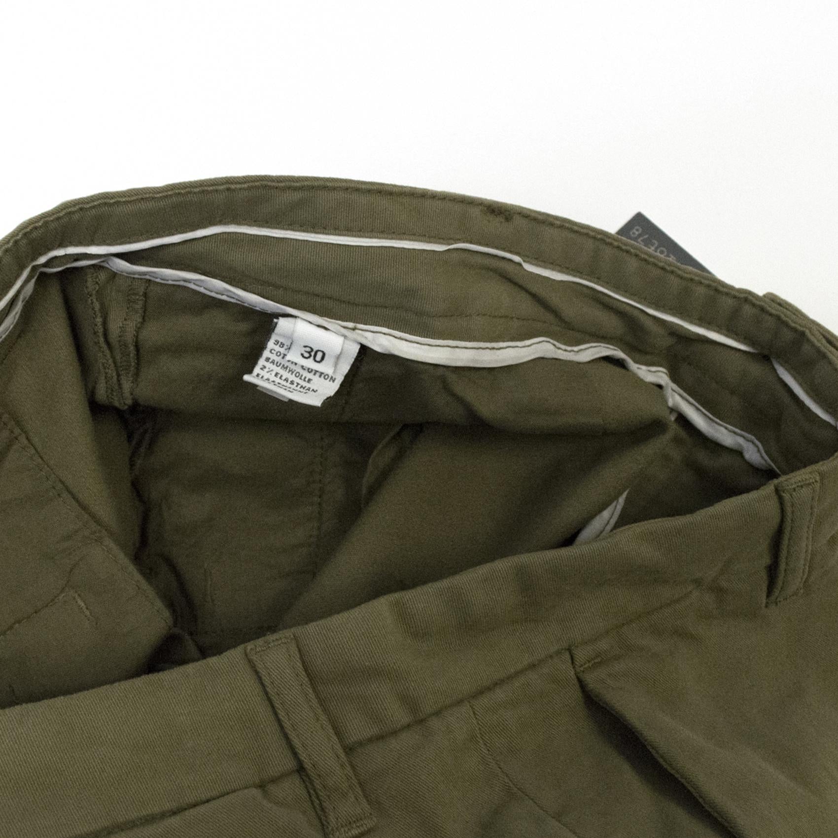 Lot78 Green Chino Trousers