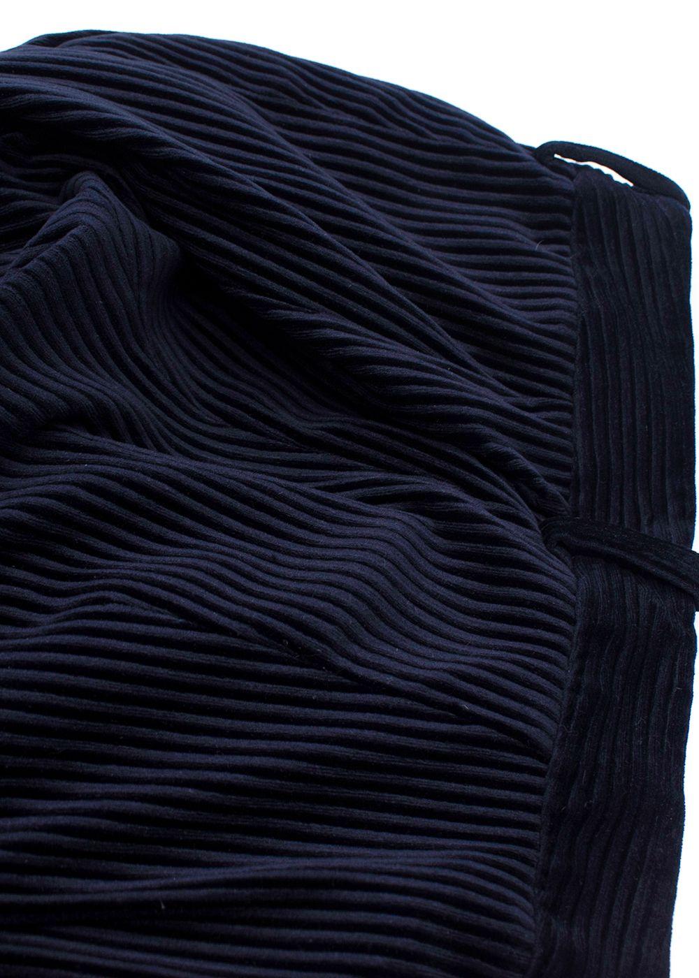 Acne Studios Navy Straight Leg Corduroy Trousers