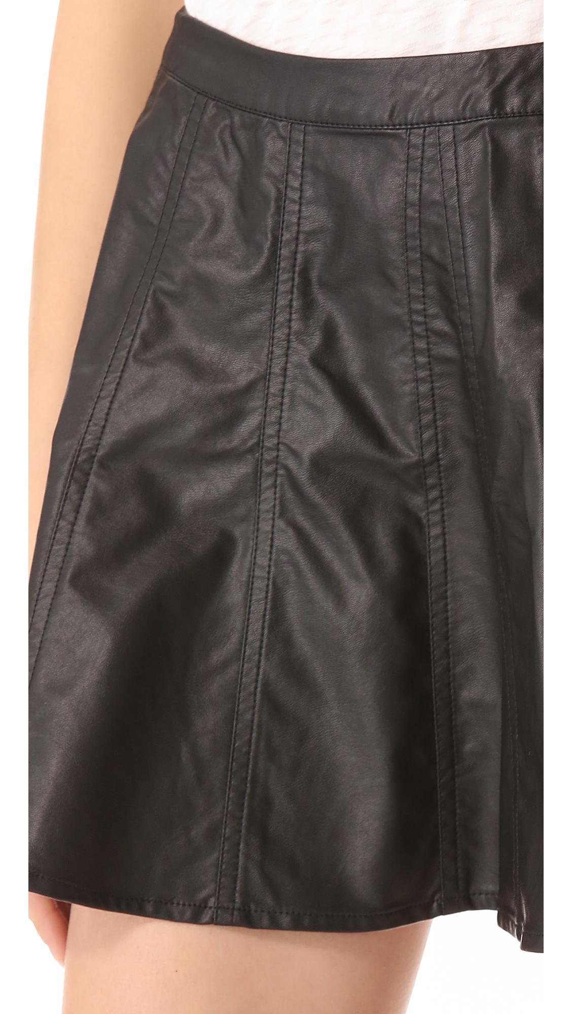 Townsen Faux Leather skirt