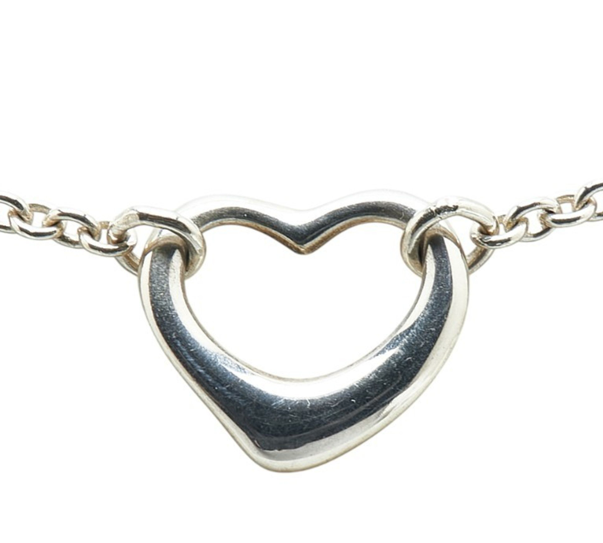Silver  Open Heart Necklace