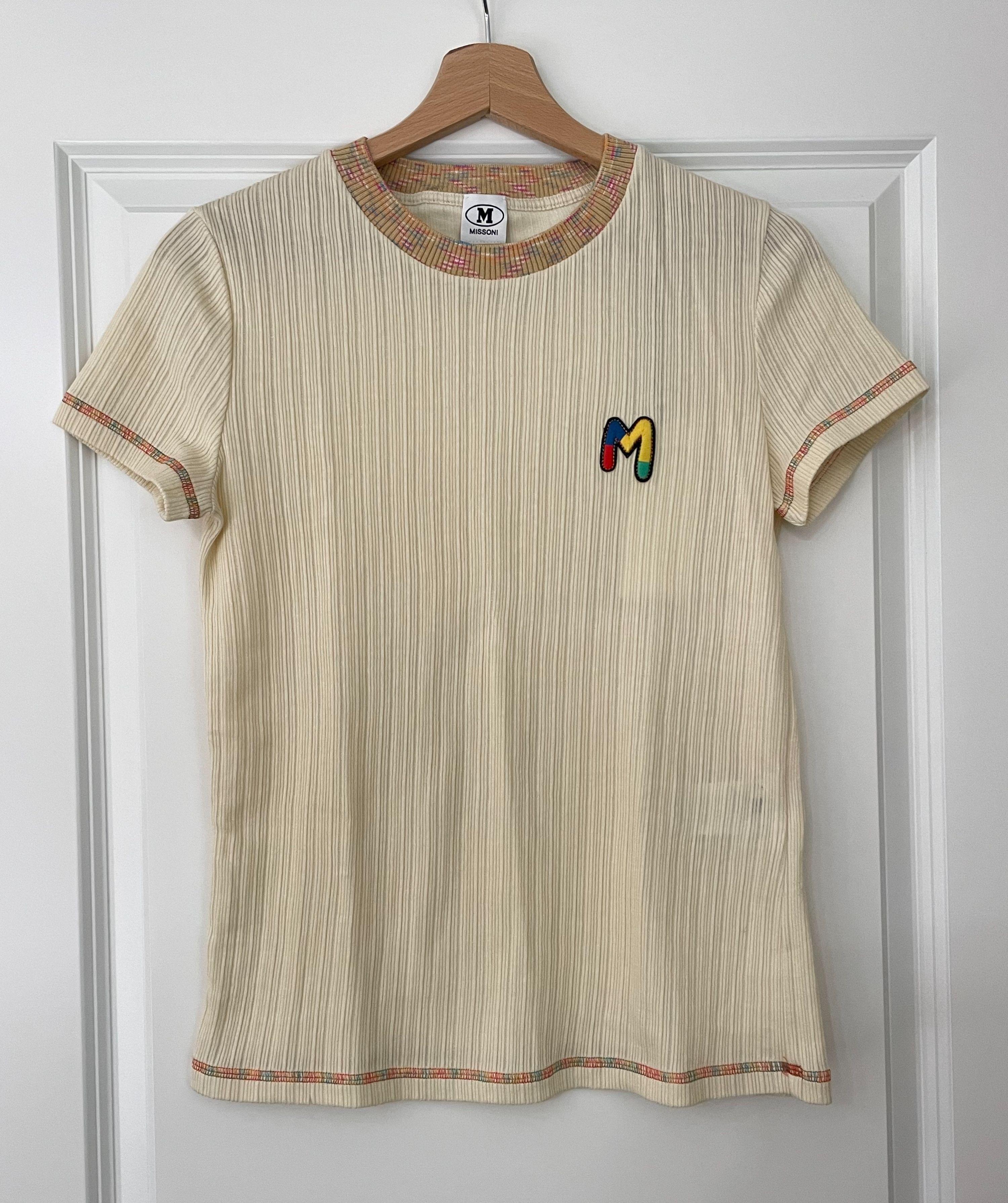 M Missoni Ribbed T-Shirt