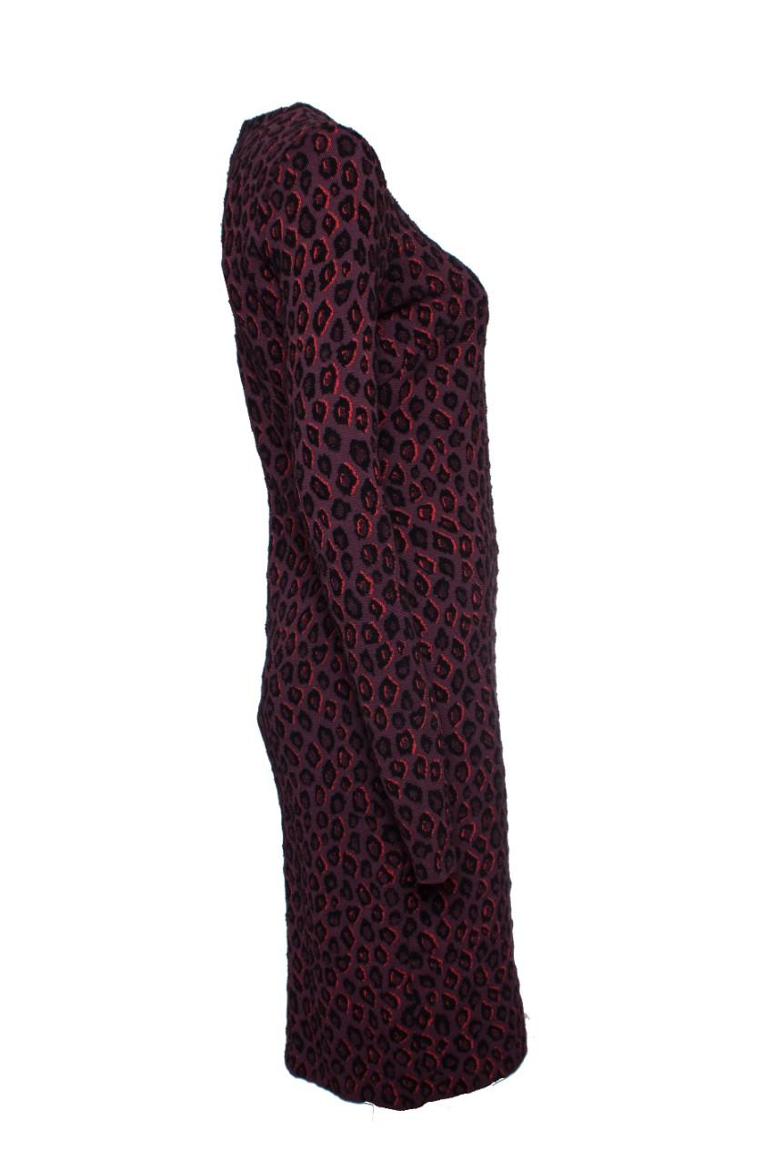Givenchy Leopard print-jacquard midi dress