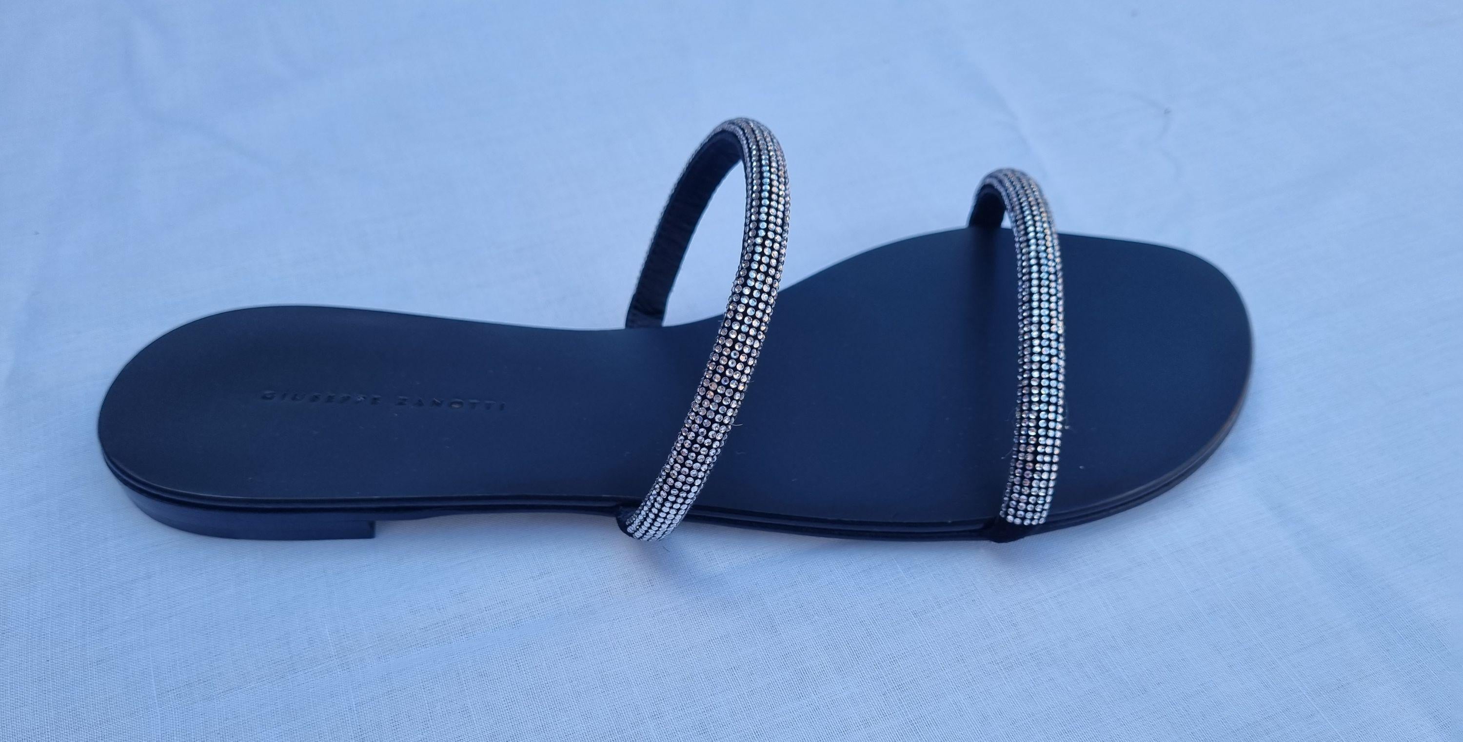 Croisette double-strap Crystal Sandals