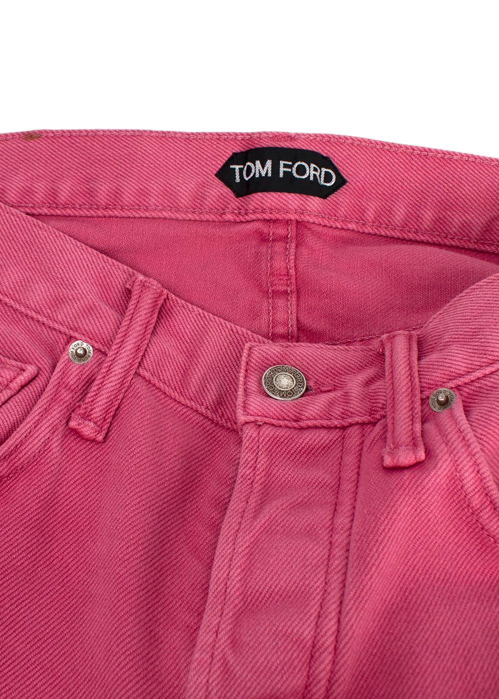 Tom Ford Pink Denim Slim Fit Jeans