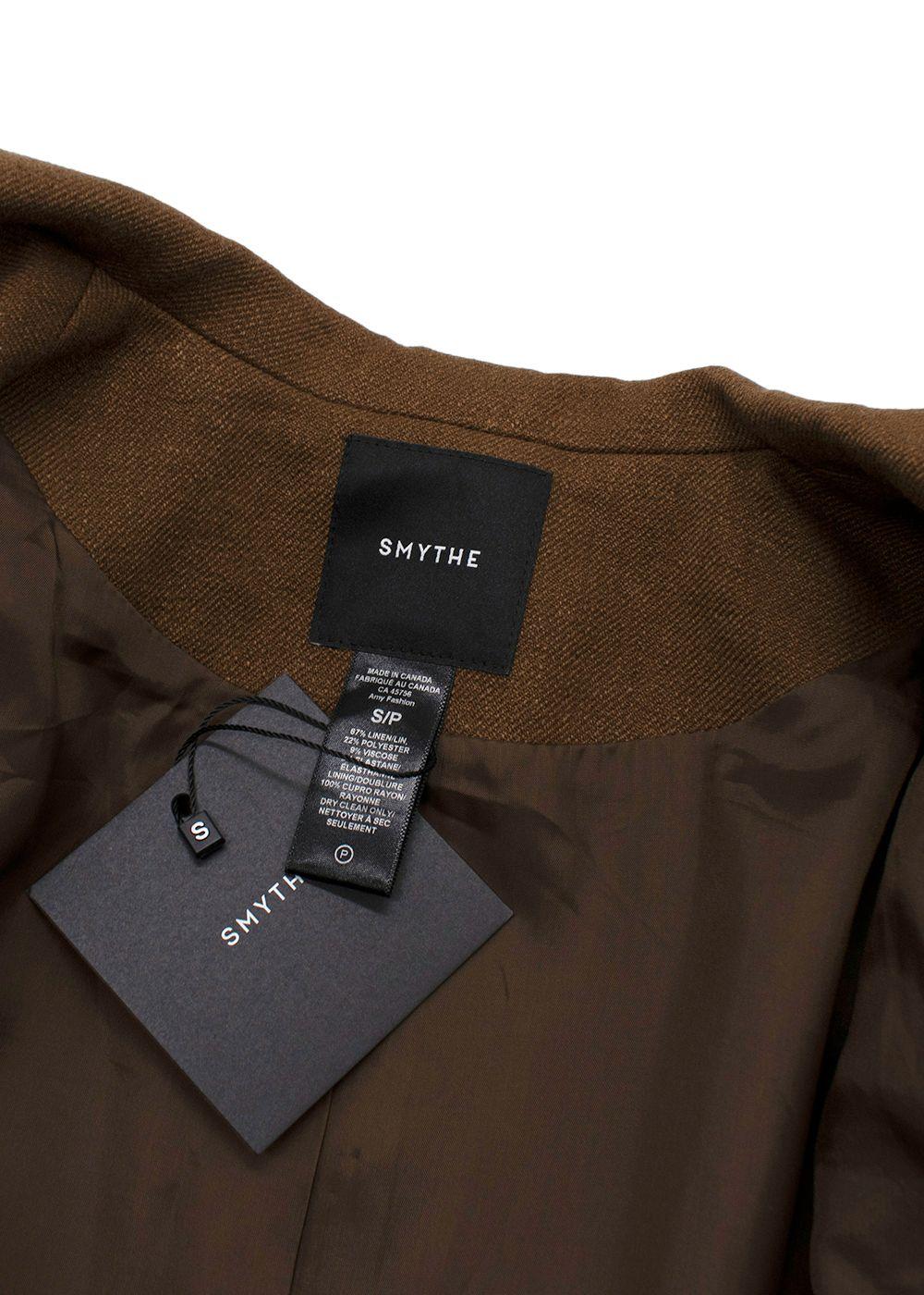 Smythe Brown 90s Umber Single Breasted Blazer