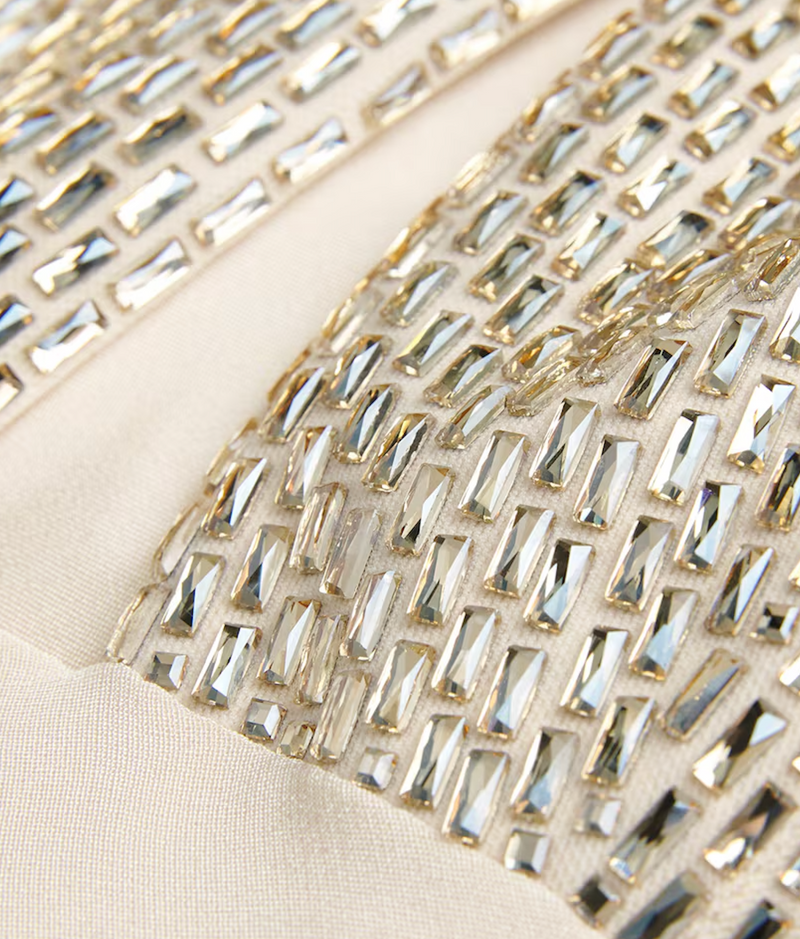 Roland Mouret Silk Embellished Halterneck Maxi Dress