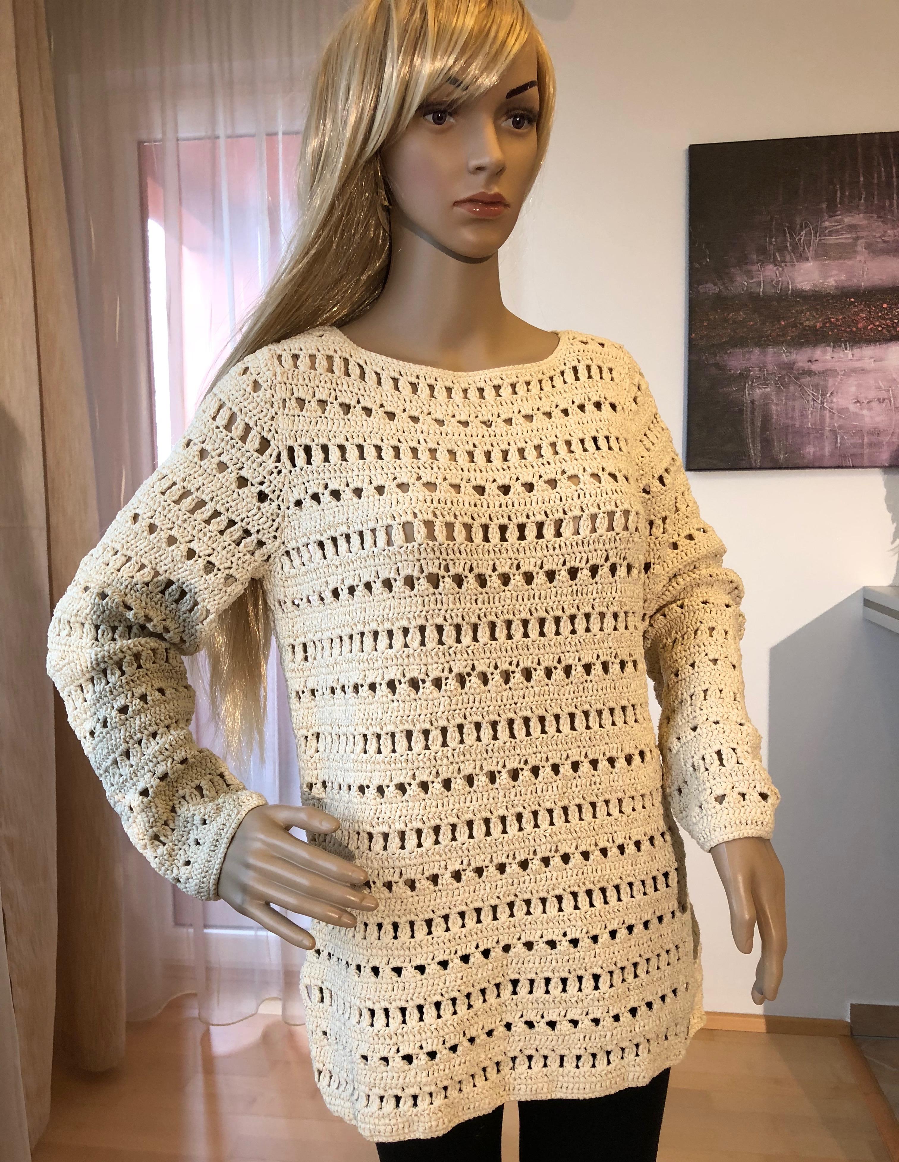 Michael Michael Kors Cream Crochet Tunic