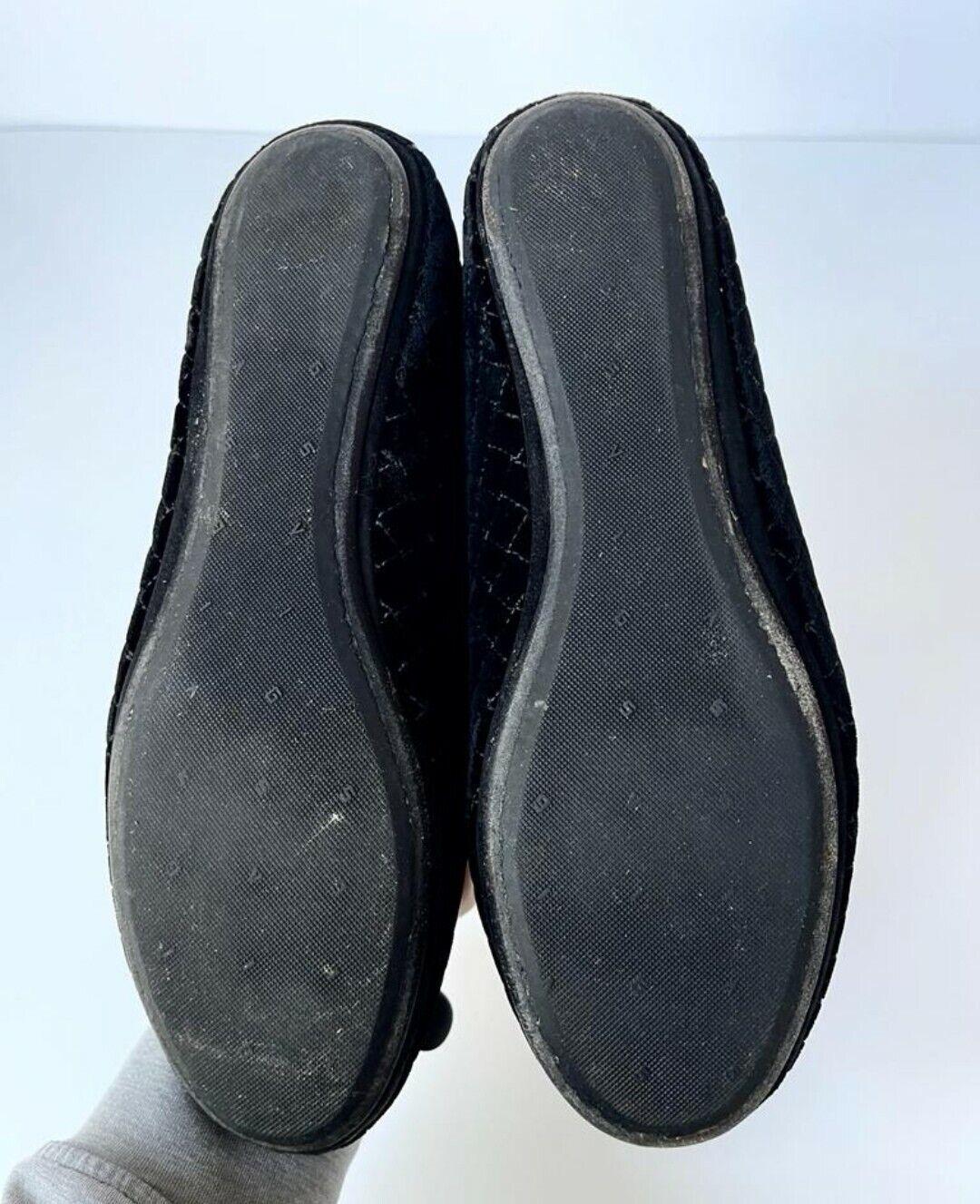 Quilted Velvet Gondoliera Flats