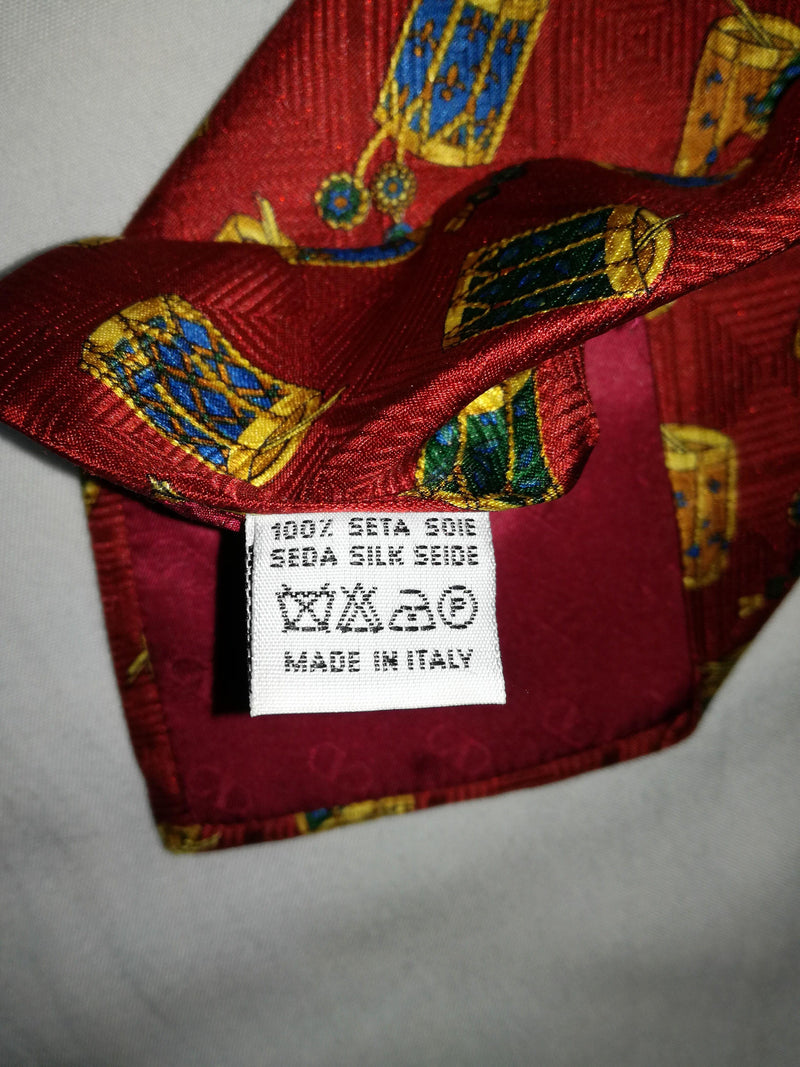 Valentino Cravatte 6185 100% silk red neck tie
