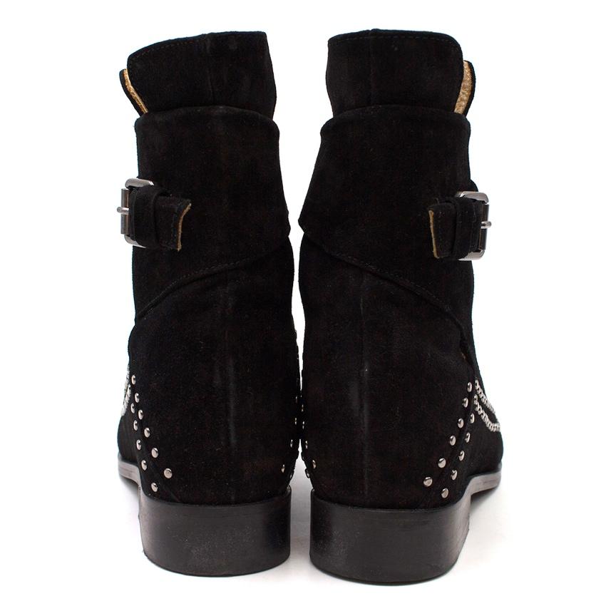 Thakoon Addition Black Suede Studded Fiona2 Boots