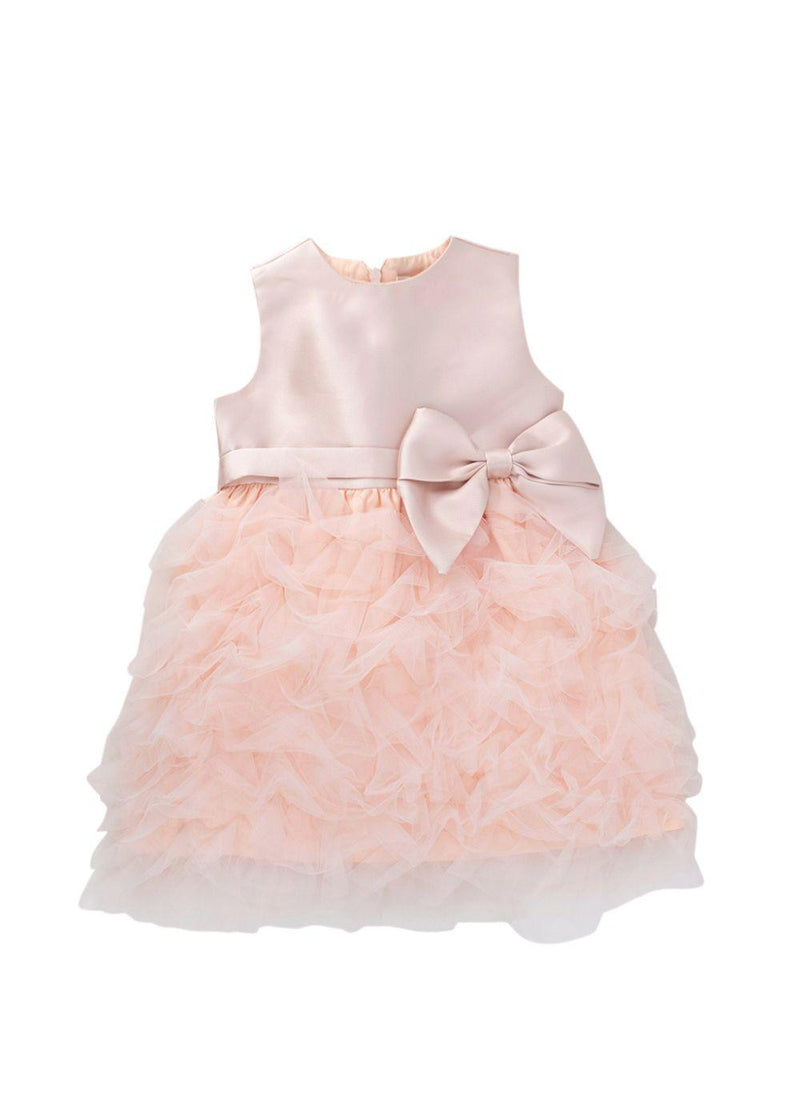 Nanan Baby Pink Tulle Tiered Dress 12months