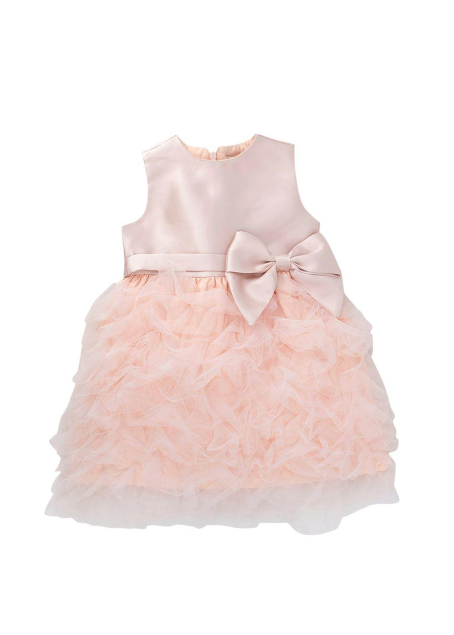 Nanan Baby Pink Tulle Tiered Dress 12months