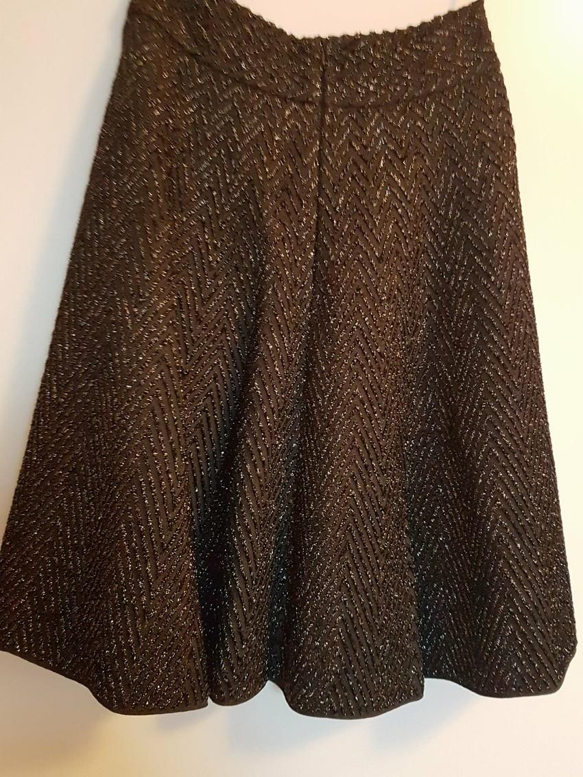 Antonino Valenti Metallic A-Line Skirt